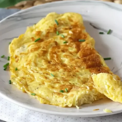 Omolete com queijo